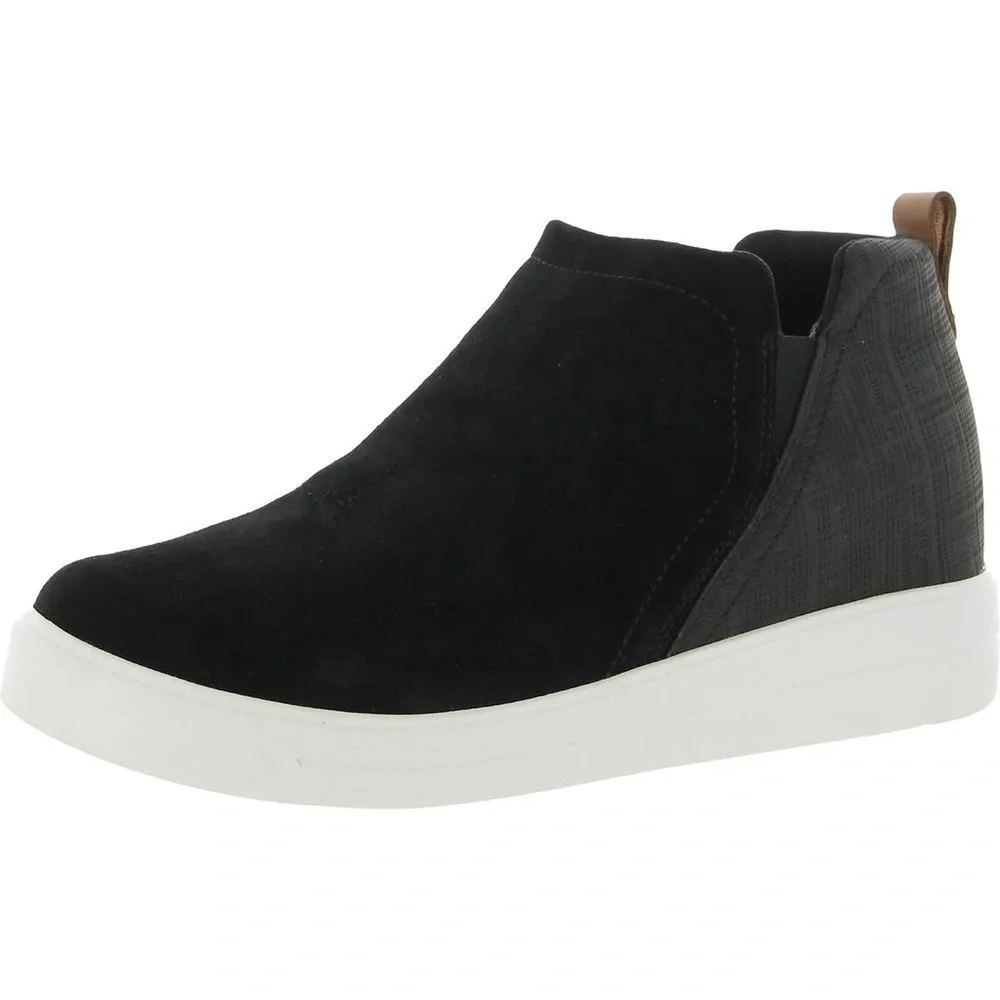 Ryka Black and White Slip-On Sneaker Boot